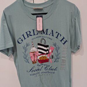 Simply Southern Coquette Girl Math T Shirt